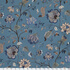 IC023 Faille Blue / Mlt Jacobean Jewelry 100% Cotton Fabric
