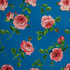 IC023 Faille Palace Blue / Mlt Donna Rosa 100% Cotton Discount Fabric