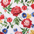IC023 Stephanie WHITE / MLT Softened 100% Cotton Light (4.4 oz/yd<sup>2</sup>)