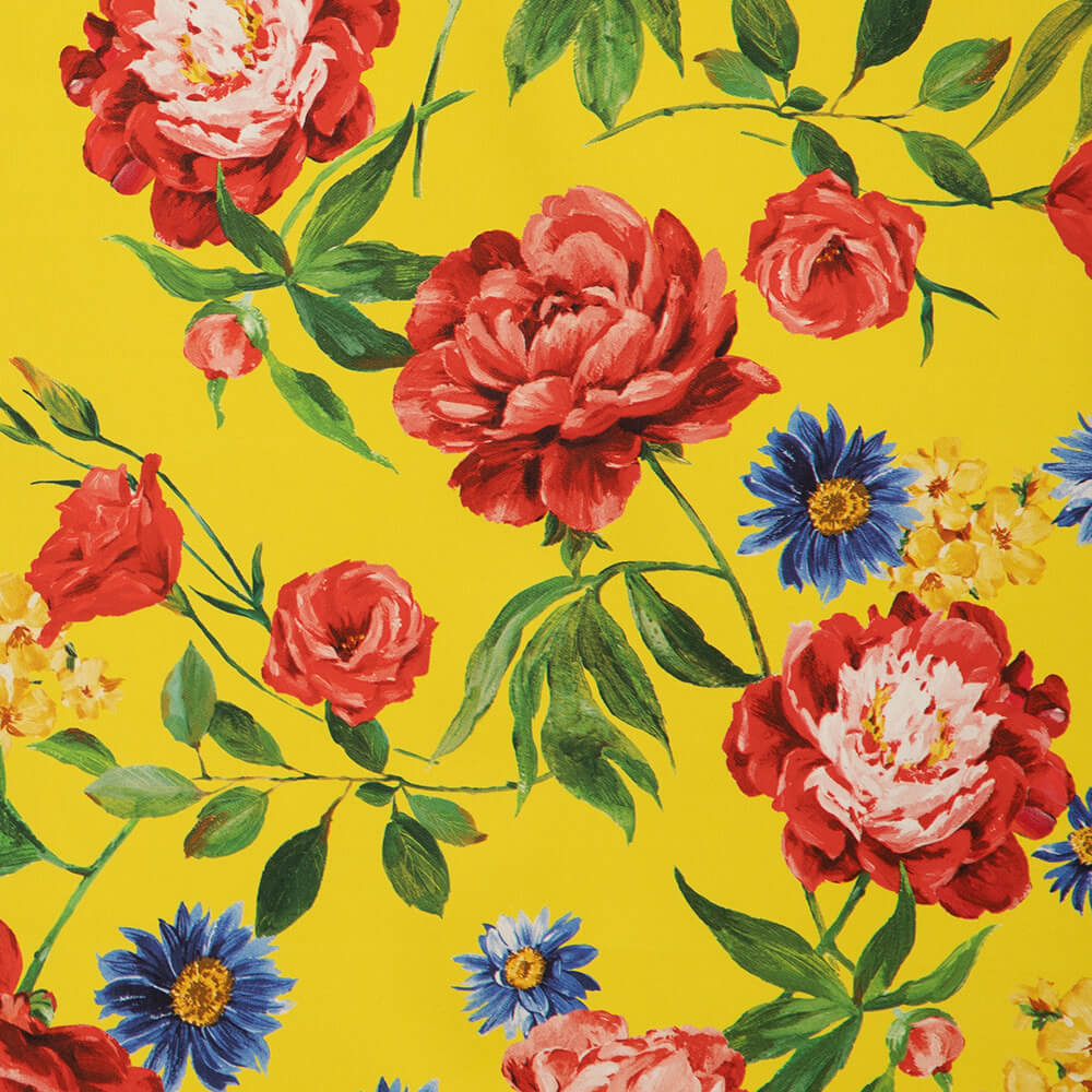 IC023 Faille Maize / Mlt Stephanie 100% Cotton Fabric