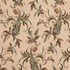 IC023 Faille Vanila Cream / Mlt Paisley Serge 100% Cotton Fabric