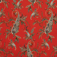 IC023  Paisley Serge  RED / MLT  Softened 100% Cotton Light (4.4 oz/yd<sup>2</sup>)
