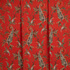 IC023 Faille Red / Mlt Paisley Serge 100% Cotton Wholesale Fabric by the Bolt