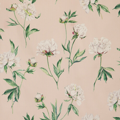 IC023 Faille Cristal Pink / Mlt Victoria 100% Cotton Wholesale Fabric by the Bolt