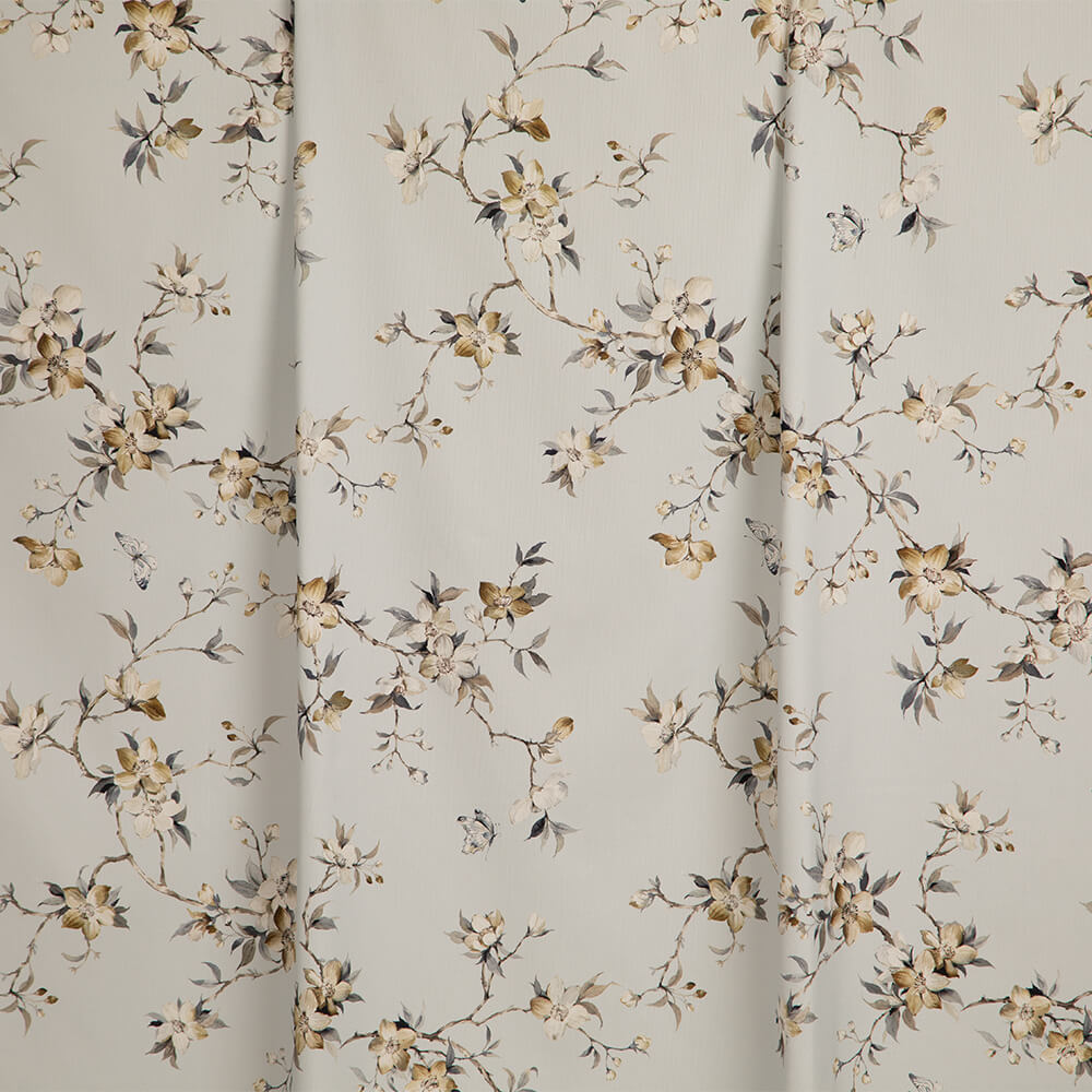 IC023 Faille 100% Cotton Fabric Soft Blue / Mlt Melinda Softened