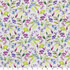 IC023 Faille White / Mlt Blue Bell 100% Cotton Wholesale Fabric by the Bolt