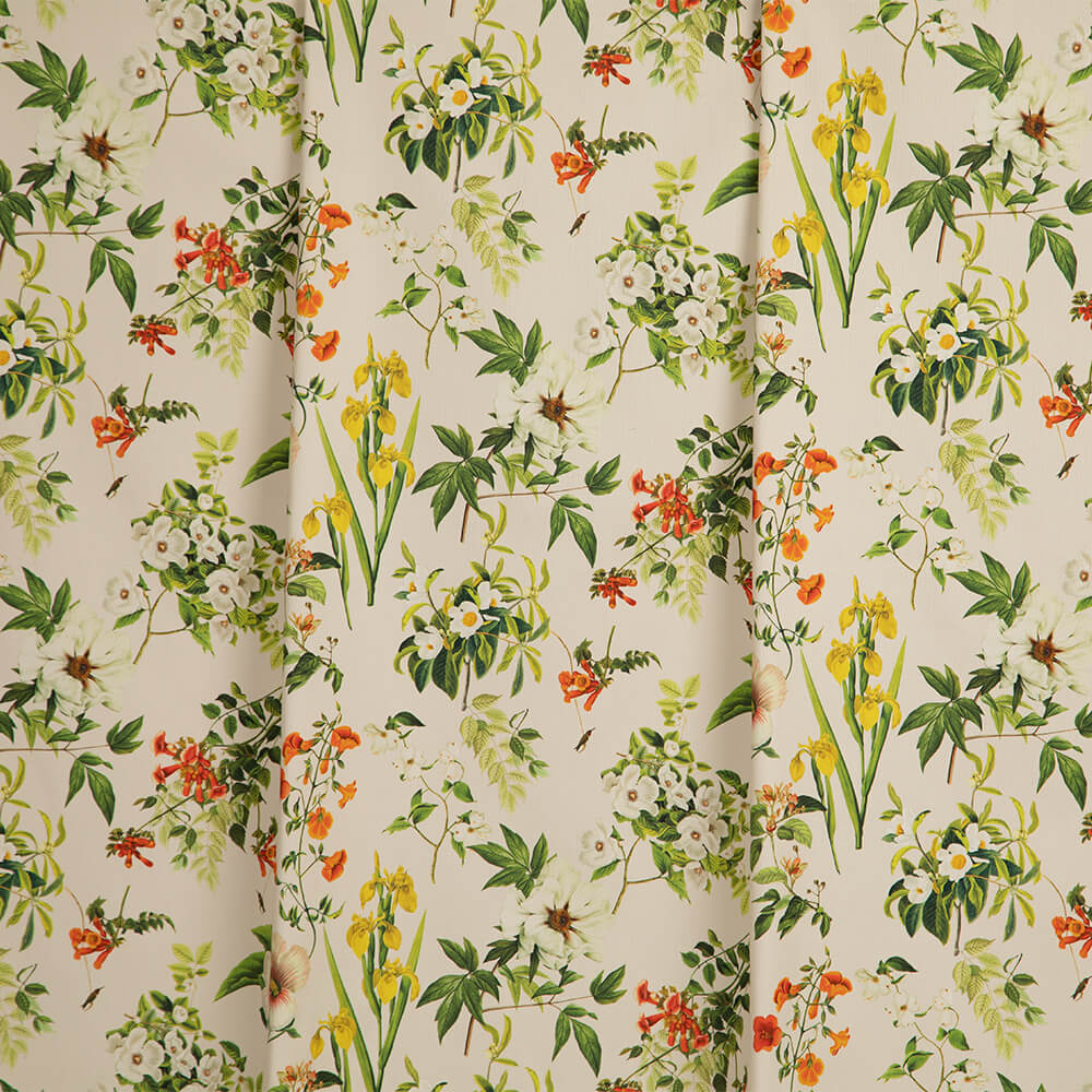 IC023 Faille 100% Cotton Fabric Perfectly Pale / Mlt Francesca Softened