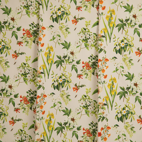 IC023 Faille 100% Cotton Fabric Perfectly Pale / Mlt Francesca Softened