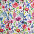 IC023 Faille White / Mlt Catherine 100% Cotton Discount Fabric