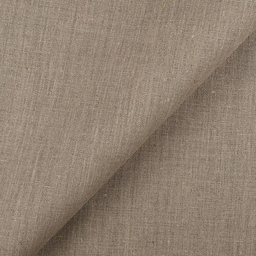 4C22 Rustic  100% Linen Fabric Natural Softened