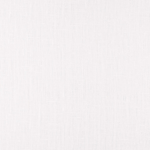 4C22 Rustic  100% Linen Fabric Optic White Softened