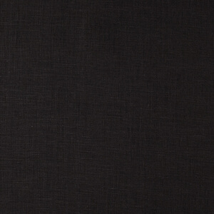 IL020 Handkerchief 100% Linen Fabric Black Softened