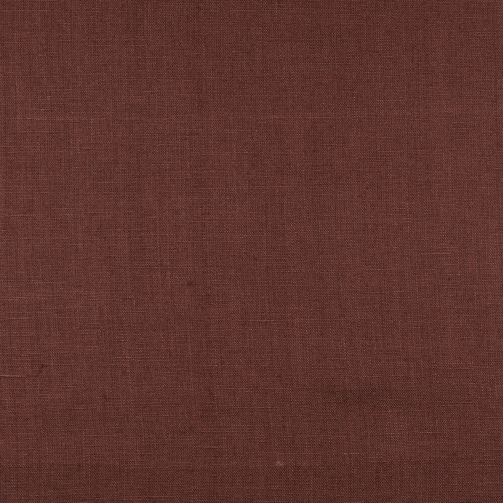 IL019 All-purpose 100% Linen Fabric Brown Stone Fs Signature Finish
