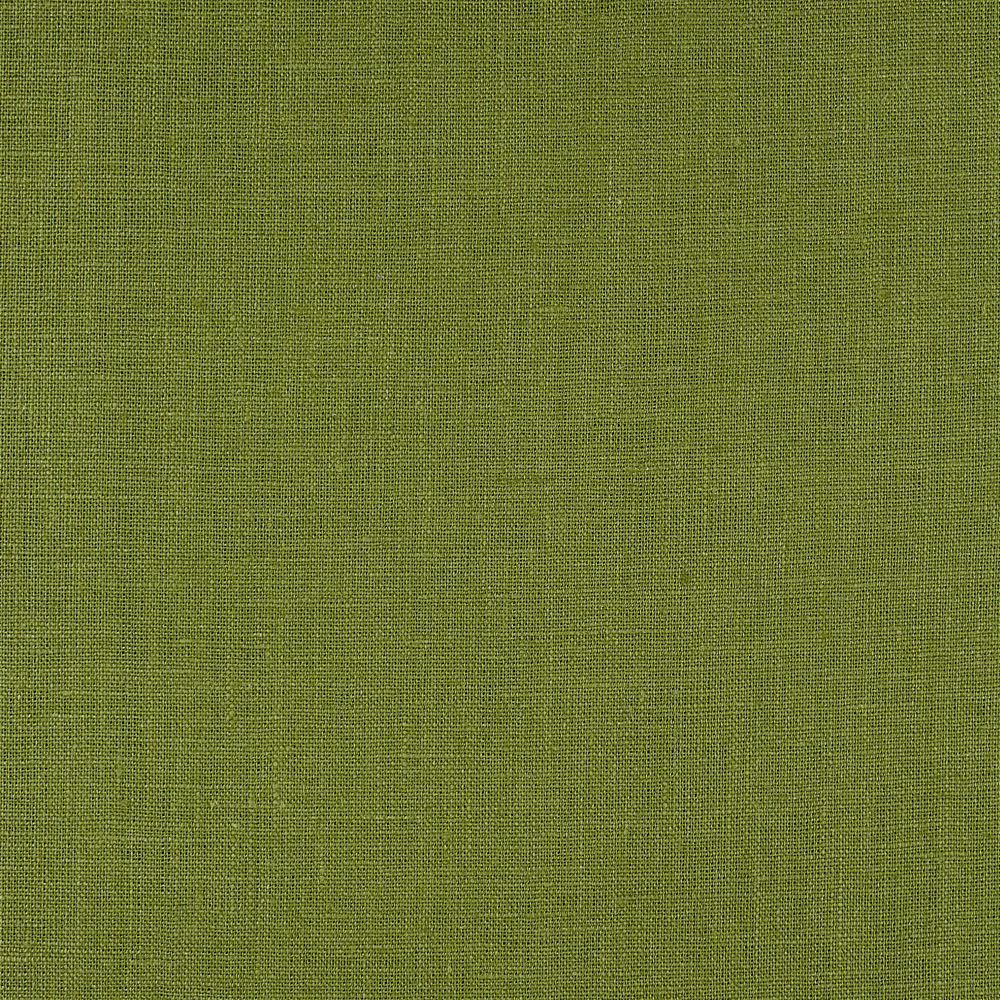 Fabric IL019 100 Linen fabric CEDAR GREEN Softened