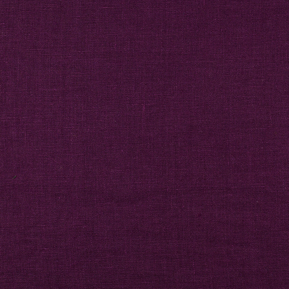 Fabric IL019 Allpurpose 100 Linen Fabric Eggplant Fs Signature Finish