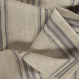 IL084 REMY NATURAL/NINE IRON MLT-21 Softened 100% Linen Heavy (7.1 oz/yd<sup>2</sup>)