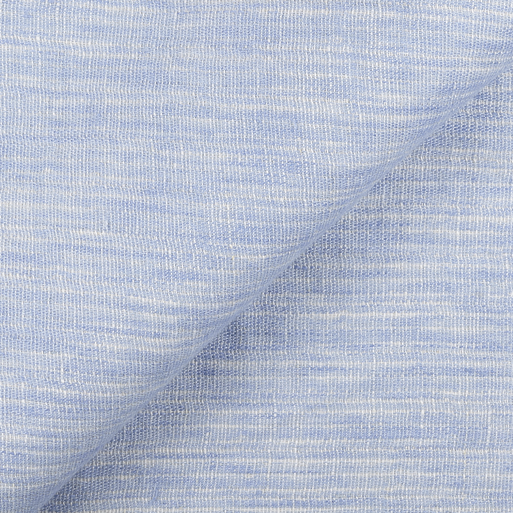 Fabric IL097 100 Linen fabric GOUACHE / WHITE BREEZE FS Signature Finish