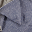 IS046 HENRI COBALT / NATURAL 73% LINEN / 27% COTTON Heavy (7.7 oz/yd<sup>2</sup>)