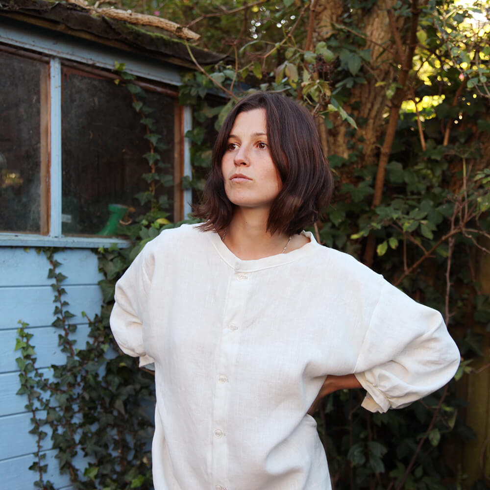 Drew — Linen Tunic Dress, Type - PDF