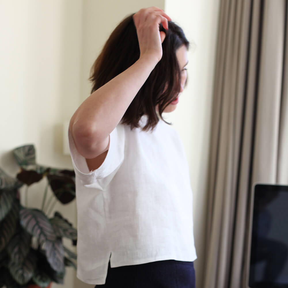 Monique — Simple Linen Tee, Type - PDF