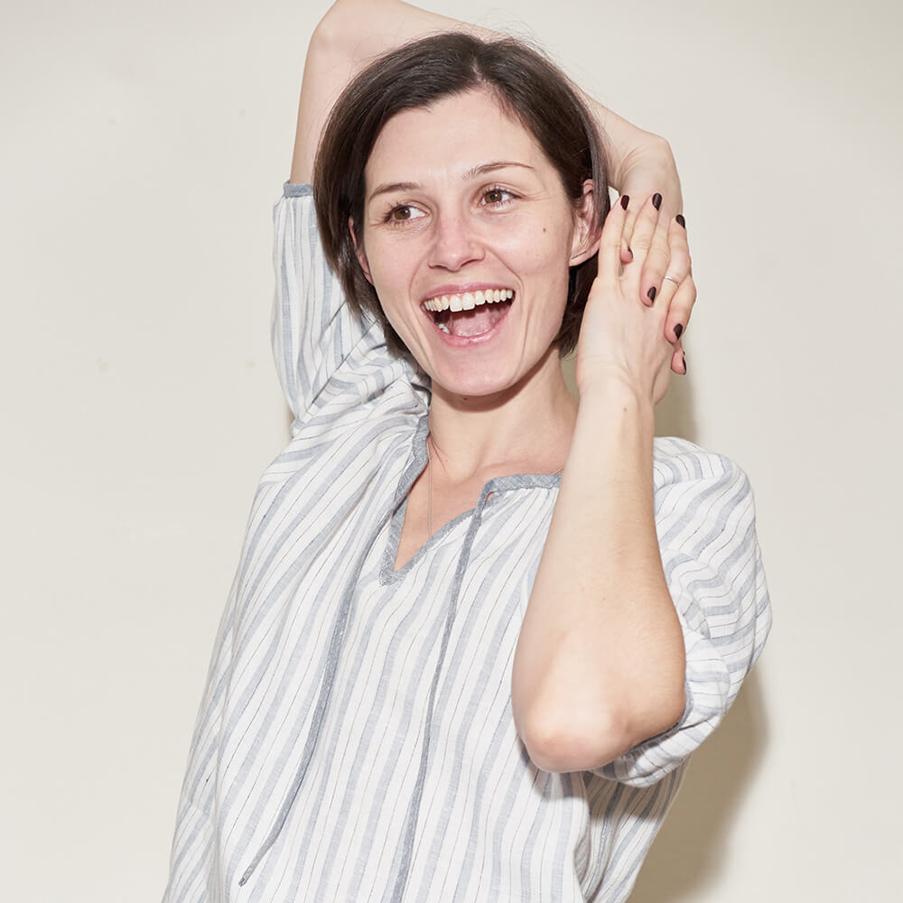 Clara — Linen Peasant Blouse, Type - PDF