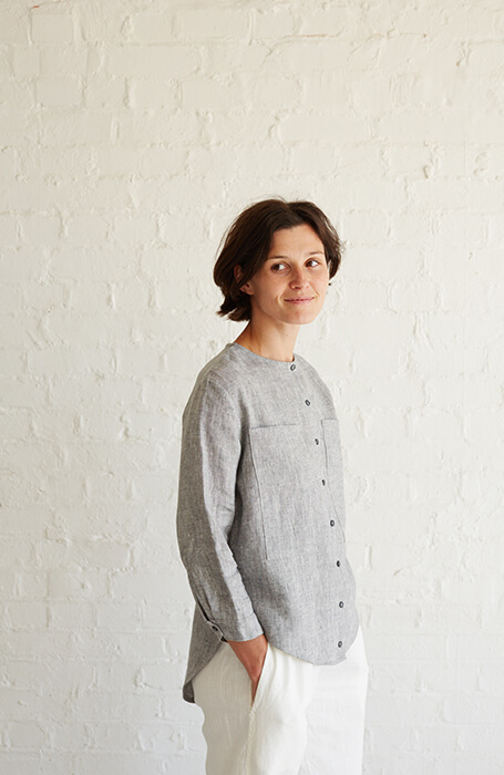 High Low Hem Linen Shirt Pattern